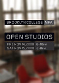 Brooklyn Collage MFA Open Studio, Fall 2008